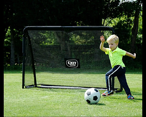 Ворота футбольні EXIT Маестро 180 х 120 см, чорні