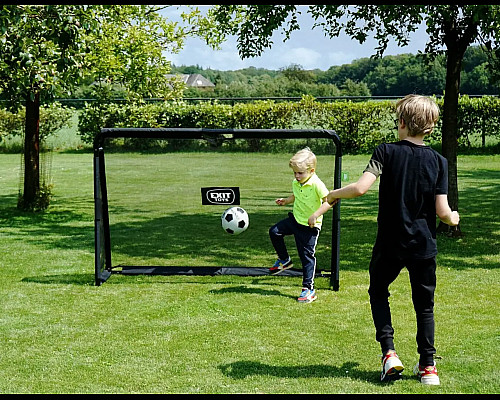 Ворота футбольні EXIT Маестро 180 х 120 см, чорні