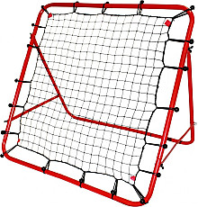 Сітка тренувальна для футболу Enero Rebounder 100 х 100 см, червоно-чорна