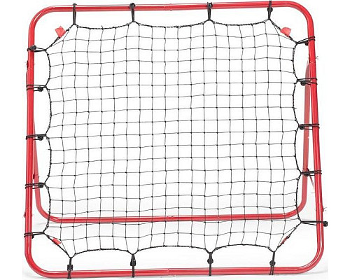 Сітка тренувальна для футболу Enero Rebounder 100 х 100 см, червоно-чорна