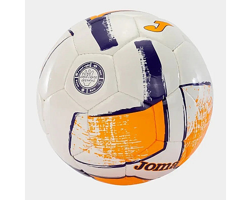 М'яч футбольний Joma DALI II розмір 4, біло-оранжевий