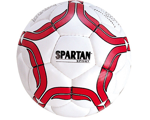М'яч футбольний Spartan Club Junior розмір 3, біло-червоний