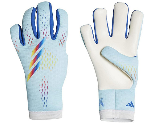 Рукавички воротарські Adidas HF9745 X GL TRN JUNIOR р. 4, блакитно-білі
