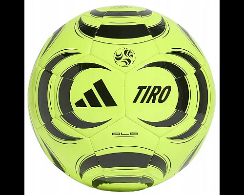 Футбольний м'яч Adidas TIRO Club розмір 4, чорно-зелений