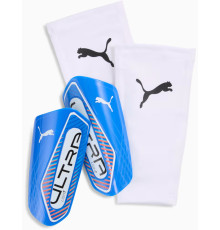 Щитки Puma ULTRA Light Sleeve розмір S (зріст 115-135 см), біло-голубі