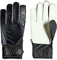 Рукавички воротарські Adidas Predator Junior HY4077 р.7, чорно-білі
