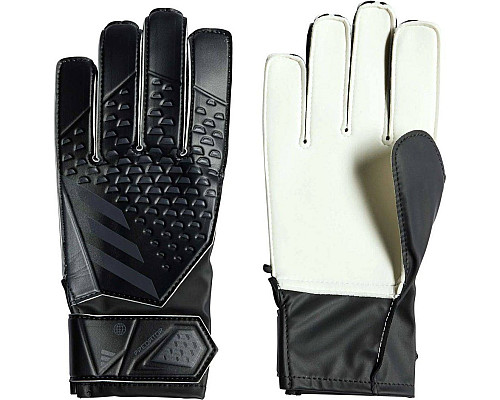 Рукавички воротарські Adidas Predator Junior HY4077 р.7, чорно-білі
