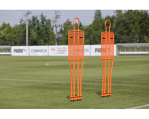 Манекен футболіста для тренувань YakimaSport Pro 180 см, помаранчевий