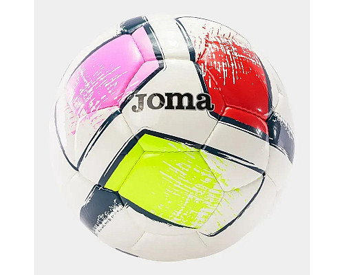 М'яч футбольний Joma DALI II розмір 4, біло-червоний