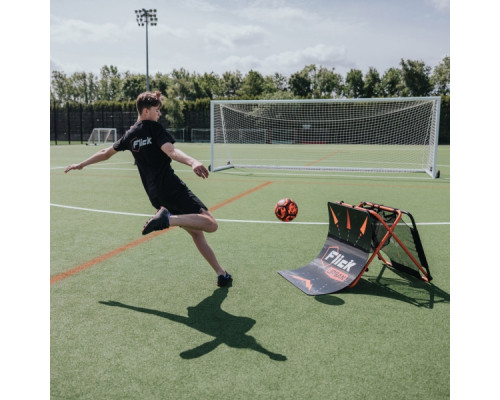 Тренажер футбольний 3 в 1 Flick Rebounder Urban Skills Trainer, чорно-помаранчевий