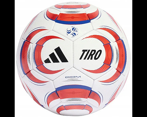 Футбольний м'яч Adidas TIRO Competition розмір 5, біло-червоний