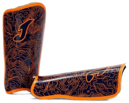 Щитки футбольні Joma SPINILLERAS розмір XS (зріст 95-115 см), оранжево-синій