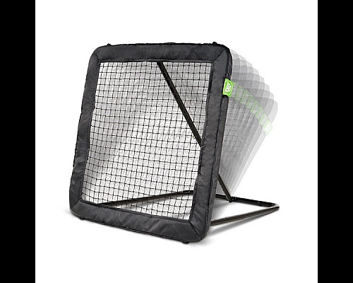 Сітка тренувальна для футболу EXIT Kickback Rebounder L 124 х 124 см, чорна