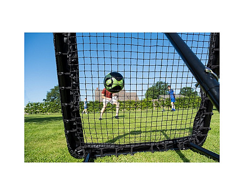 Сітка тренувальна для футболу EXIT Kickback Rebounder L 124 х 124 см, чорна