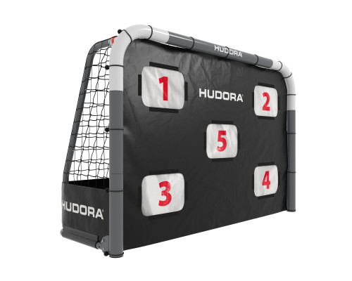 Ворота футбольні HUDORA RoCo 180 х 120 см,сірі