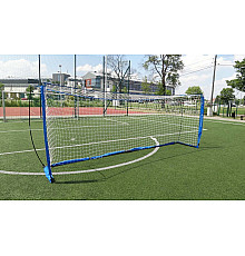 Ворота футбольні YakimaSport UNI 500 х 200 см, синьо-білі