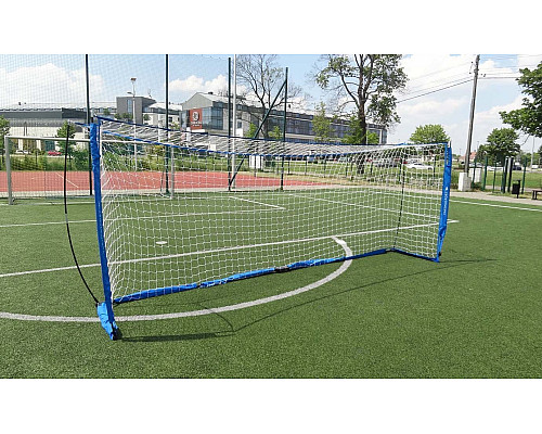Ворота футбольні YakimaSport UNI 500 х 200 см, синьо-білі