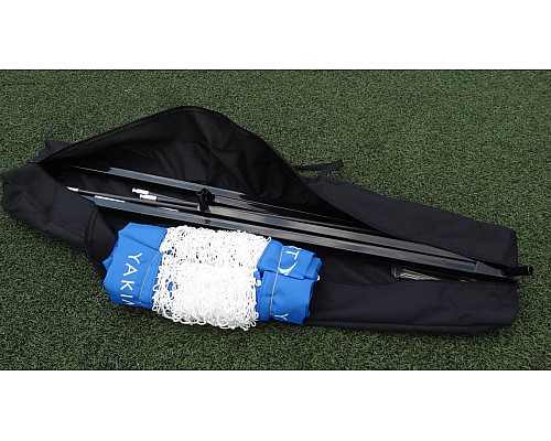 Ворота футбольні YakimaSport UNI 500 х 200 см, синьо-білі