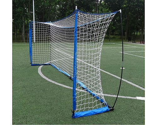 Ворота футбольні YakimaSport UNI 500 х 200 см, синьо-білі