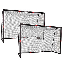 Ворота футбольні Hudora Pro Tect 3085-2 240 х 160 см, чорні