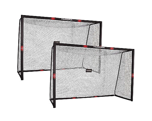 Ворота футбольні Hudora Pro Tect 3085-2 240 х 160 см, чорні
