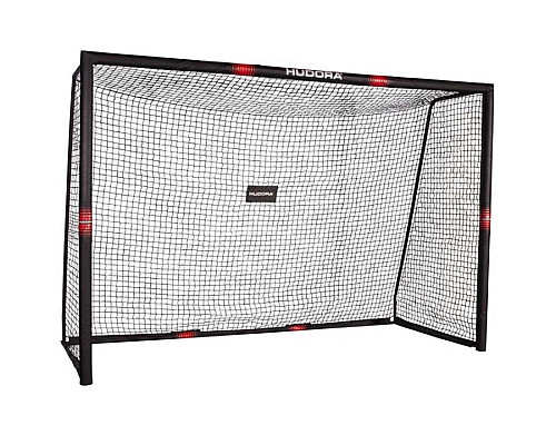 Ворота футбольні Hudora Pro Tect 3085-2 240 х 160 см, чорні