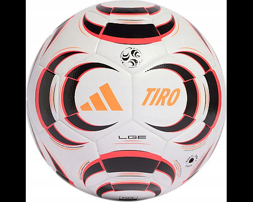 Футбольний м'яч Adidas TIRO League розмір 5, біло-чорний