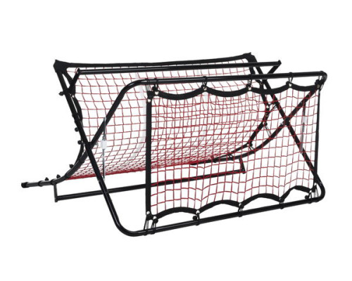 Сітка тренувальна для футболу P2I SOCCER REBOUNDER з поясом тренувальним P2I Football Trainer , чорно-червоний