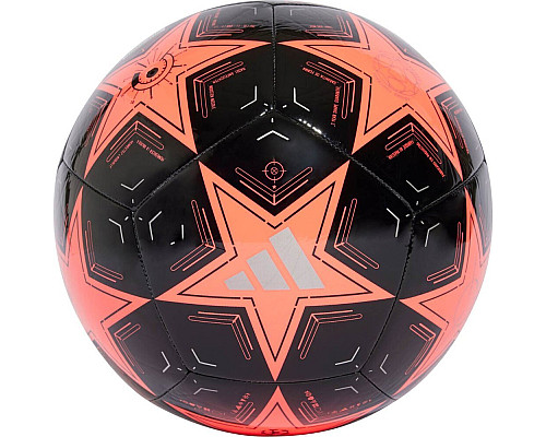 М'яч футбольний Adidas UCL Club IX4064 розмір 4, чорно-помаранчевий