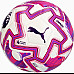 М'яч футбольний Puma Match PL Brilliance (FI Qty) розмір 5, біло-рожевий