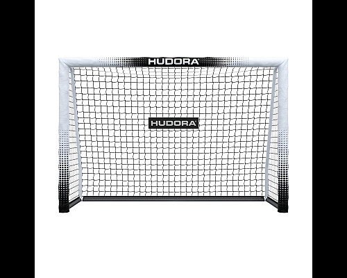 Ворота футбольні HUDORA Pro Tect 180 х 120 см, чорно-білі