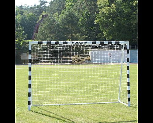 Ворота футбольні Hudora Stadion 3331-2 300 х 200 см, чорно-білі