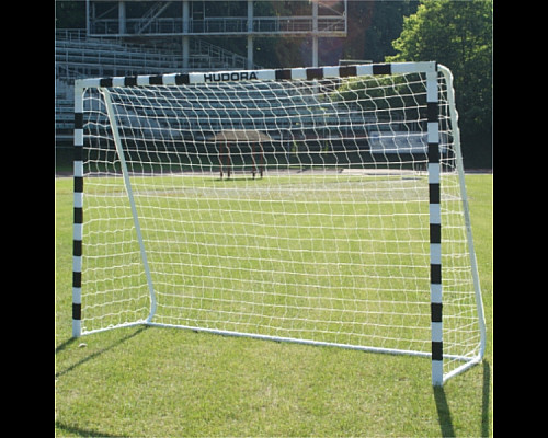 Ворота футбольні Hudora Stadion 3331-2 300 х 200 см, чорно-білі