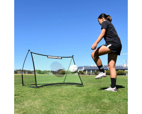 Ворота футбольні QUICKPLAY TEKKERS Football Ball Rebounder 150 x 100 см, чорні