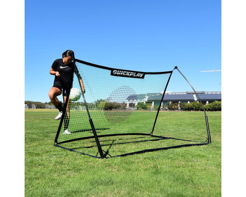 Ворота футбольні QUICKPLAY TEKKERS Football Ball Rebounder 150 x 100 см, чорні