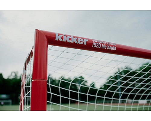 Ворота футбольні Hudora Expert Kicker 300 x 200 см, червоні