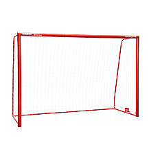 Ворота футбольні Hudora Expert Kicker 300 x 200 см, червоні