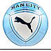 М'яч футбольний Puma MCFC CULTURE Ball розмір 5, біло-синій