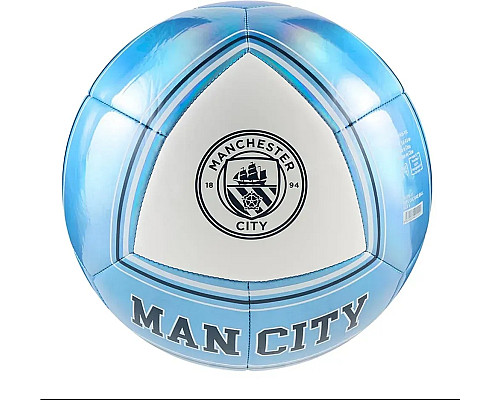 М'яч футбольний Puma MCFC CULTURE Ball розмір 5, біло-синій