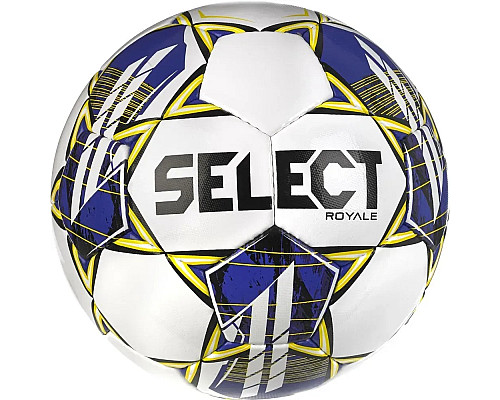 М'яч футбольний Select ROYALE FIFA v23 розмір 5, біло-фіолетовий