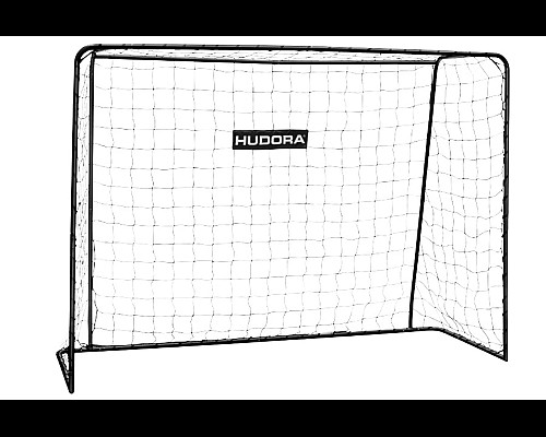 Ворота футбольні HUDORA Soccer Goal Solid 213 х 152 см, чорні