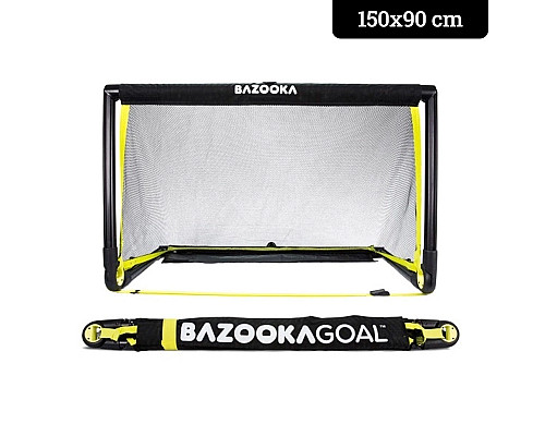 Ворота футбольні BAZOOKAGOAL 150 х 90 см, чорно-жовті
