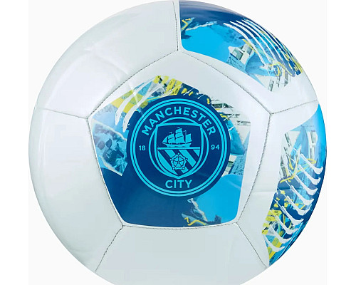 М'яч футбольний Puma MCFC ftblNRGY Ball розмір 5, синій