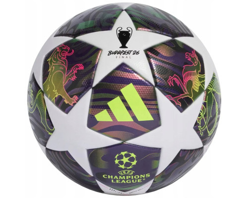 Футбольний м'яч Adidas UCL League 2026 Budapest, розмір 5 різнокольоровий