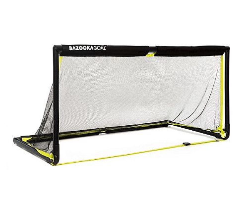 Ворота футбольні BAZOOKAGOAL XL 180x90, чорно-жовті