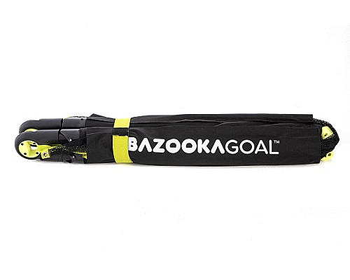 Ворота футбольні BAZOOKAGOAL XL 180x90, чорно-жовті
