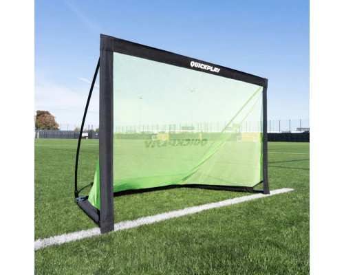 Ворота футбольні Quickplay Kickster Pro 150 х 100 см, чорно-зелені