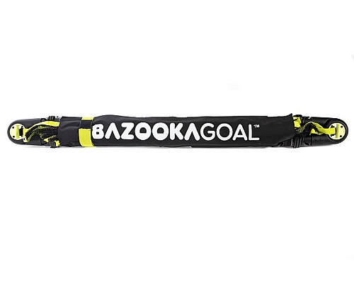Ворота футбольні BazookaGoal 200 х 75 см, чорно-жовті