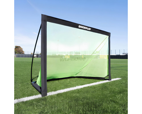 Ворота футбольні Quickplay Kickster Pro 120 х 80 см, чорно-зелені