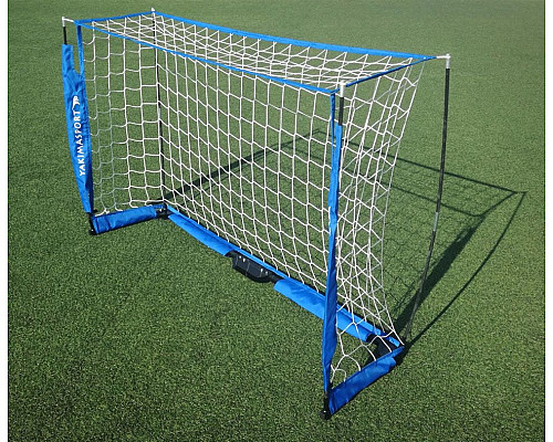 Ворота футбольні YakimaSport UNI 180 x 120 см, синьо-білі